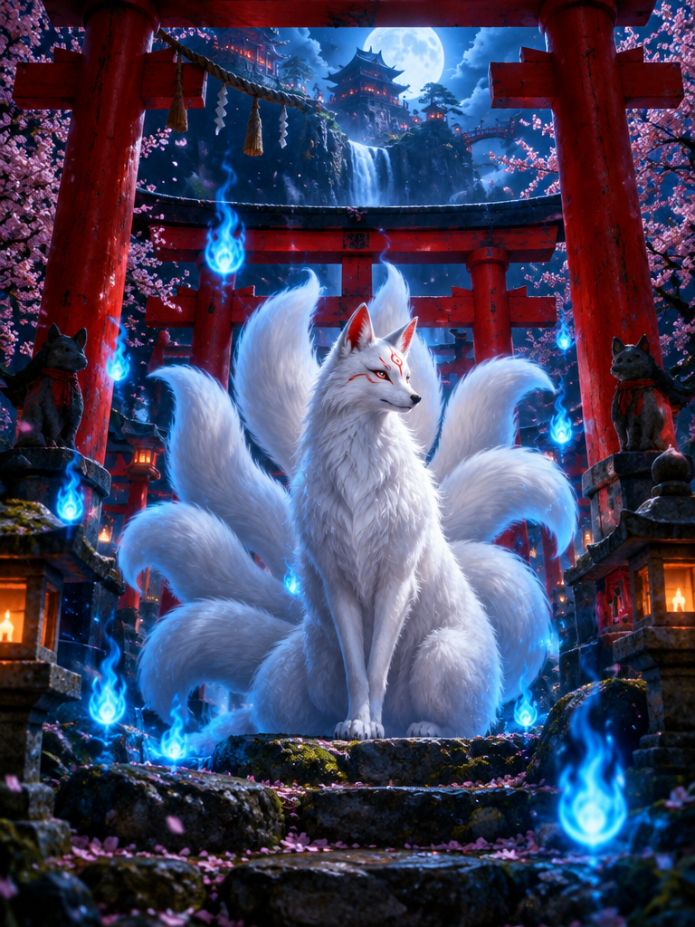 NINE TAIL KITSUNE