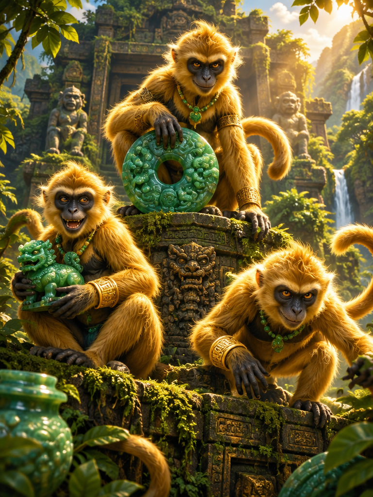 TEMPLE MONKEYS