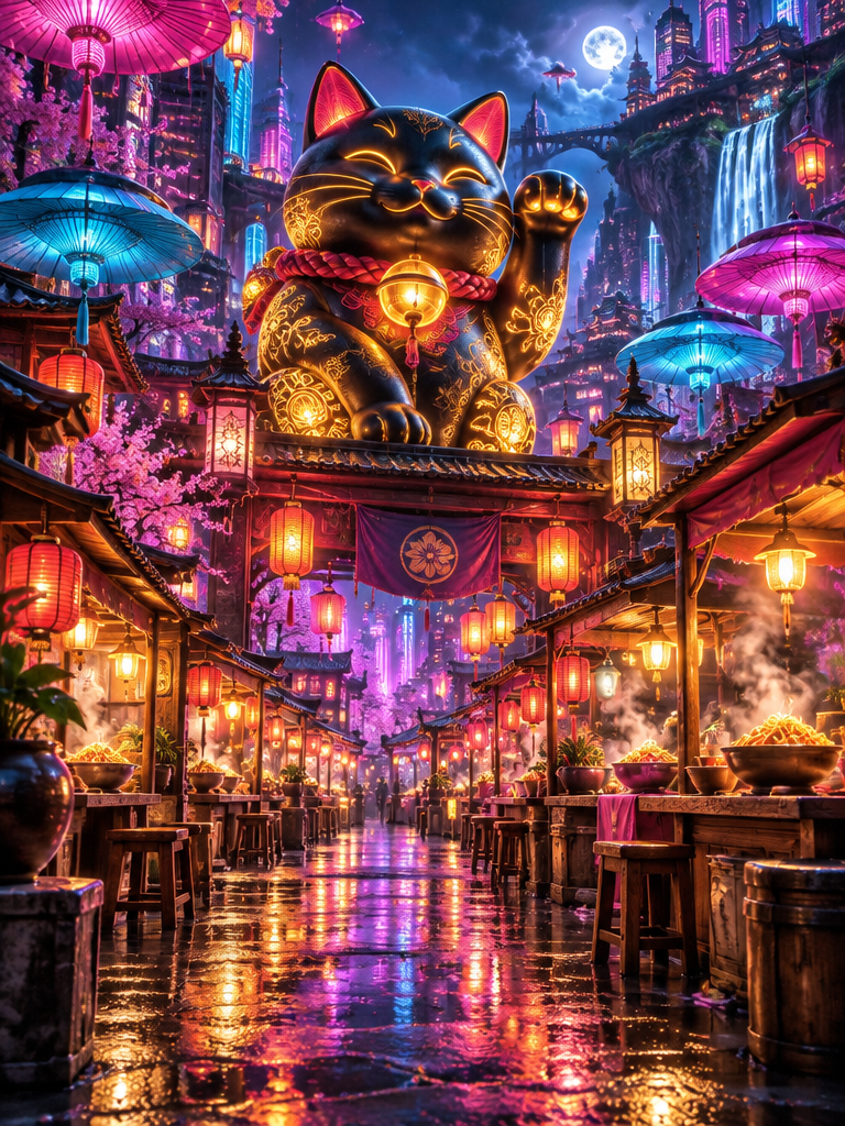 NEON NIGHT MARKET