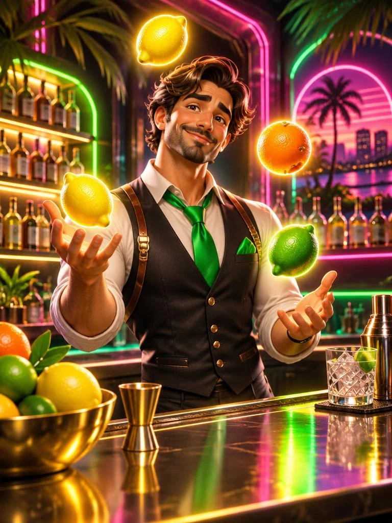 CITRUS NEON BAR